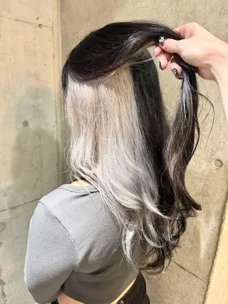ロング カラー メンズ 艶髪/ハイトーン /masami🩵のヘアスタイル