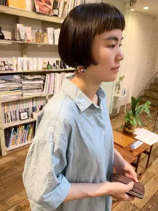 ショート カラー 【takk】 ナカヤママサヨシのヘアスタイル