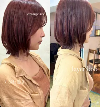 ミディアム カラー ⌇🌹透明感カラー 🌹ᴍᴇɢᴜᴍɪ ⌇のヘアスタイル