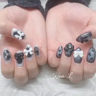 カラー ネイル 芦辺 香奈のネイルデザイン