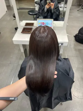 セミロング 艶カラー/パーマ /ヒナのヘアスタイル