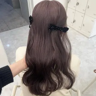 ロング 淡色ラベンダー♡ ニーナ🎀🦙のヘアスタイル
