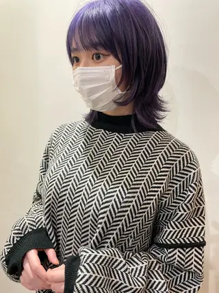 ショート 🐬脱白髪染めカラー 清水大世🐬のヘアスタイル