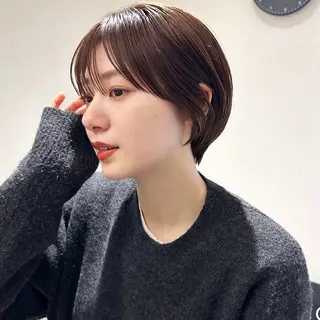 ショート 西 優衣奈のヘアスタイル
