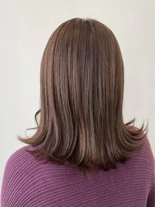 ミディアム カラー ヘアアレンジ 🦄インナーカラー 🦄貫井彩花のヘアスタイル