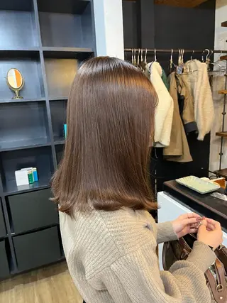 ミディアム SALOWIN新宿三丁目frente所属・髪質改善/艶カラー MISATOのヘアスタイル