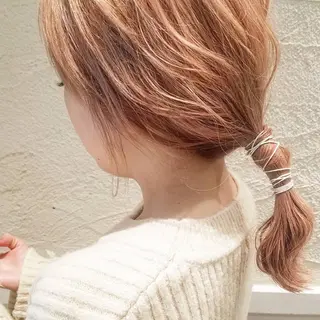 ヘアアレンジ 🙃 透明感カラー/ボブのヘアスタイル