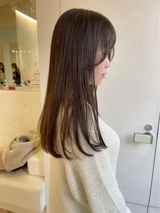 ロング カラー ParveMix🎀 稲垣詞葉のヘアスタイル