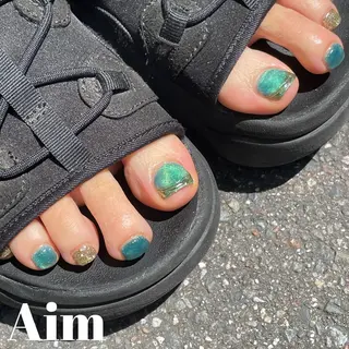 ネイル ネイルサロンAim河原町[ヘアセット　ヘアエクステ　着付　専門店]所属・Aim🌿 kanaのネイルデザイン