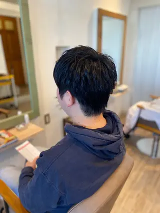 ショート メンズ 安住 千明のマツエク・マツパデザイン