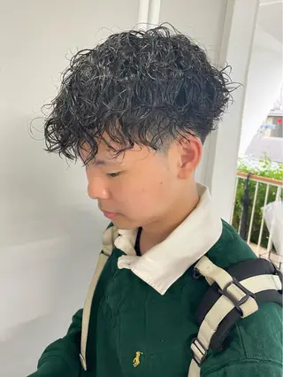 ショート パーマ メンズ メンズ似合わせ🪞 副店長 kotoriのヘアスタイル