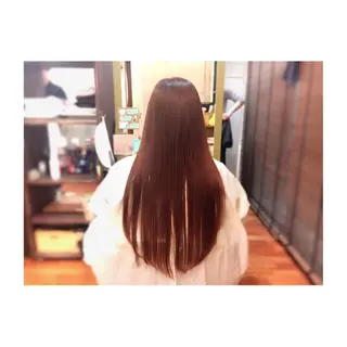 セミロング ロング カラー ツイスパ・波巻き 🩵片平和香奈のヘアスタイル
