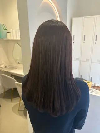 セミロング カラー 髪質改善 Aimer 北千住店所属・akari/柔らか カラー/ヘアセット✦のヘアスタイル