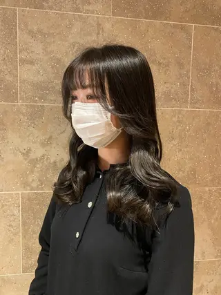 セミロング パーマ 髙木美緒🌿 レイヤー/アレンジのヘアスタイル