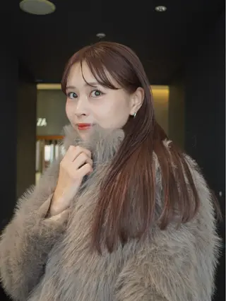 ロング カラー 飯田 優花/カットモデルのヘアスタイル