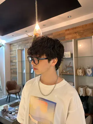 パーマ メンズ 髪質改善/ストレート パーマ長久手/ひかるのヘアスタイル