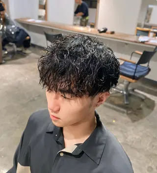 パーマ メンズ メンズパーマ 特化/中川拓也のヘアスタイル