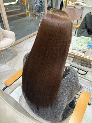 ロング yurika🎀 透明感カラーのヘアスタイル