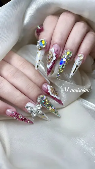 ネイル M🌷nail 長さだし専門店のネイルデザイン
