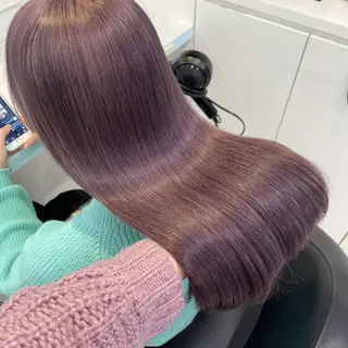 カラー 透明感ラベンダー/ レイヤー/表参道のヘアスタイル