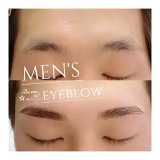 メンズ アイブロウ Be me♥ 亀貝景子のマツエク・マツパデザイン