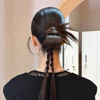 ヘアアレンジ 似合わせ/ベージュ /レイヤー/りほ🤍のヘアスタイル