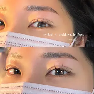 アイブロウ eyelash ×  eyebrow salon Non.所属・Non. NANASEのマツエク・マツパデザイン
