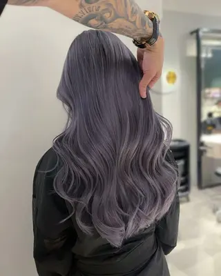 ロング カラー megu/ カラーモデル募集のヘアスタイル