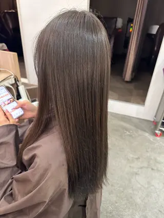 ロング カラー 森 和輝のヘアスタイル