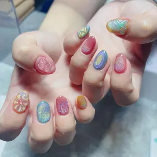 ミディアム めぐみのネイルサロン 惠のネイルデザイン