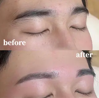 メンズ アイブロウ REAL 【リアル】名古屋大須店(マツエク/まつげパーマ /LED/眉毛/アイブロウ/パ リエク>所属・小野 蘭菜のマツエク・マツパデザイン