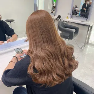 ロング カラー ヘアアレンジ レイヤー/艶ベージュ /🎀Saki🎀のヘアスタイル