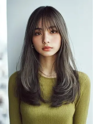 セミロング 生艶髪＆レイヤー🔔 渋谷お薦めNo.1✨のヘアスタイル