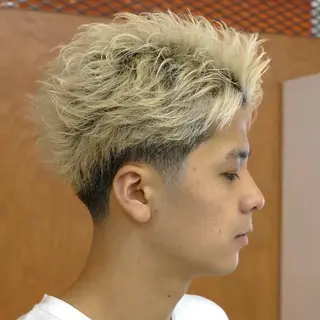 ショート パーマ メンズ 立川/メンズパーマ 厚進太郎のヘアスタイル