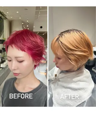 ショート カラー kako　ショート ボブのヘアスタイル