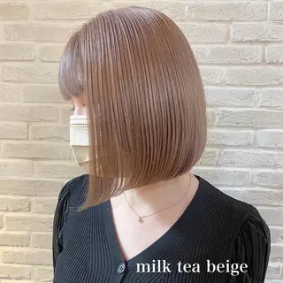 ショート カラー hair salon Ranun髪質改善のヘアスタイル