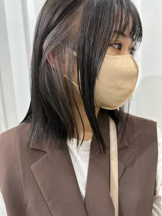 ミディアム カラー ヘアアレンジ kai .のヘアスタイル