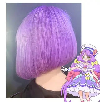 ショート カラー GARU-ガル-所属・TSUNO🦖 派手髪/オタク美容師のヘアスタイル