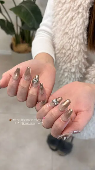 ミディアム Nail Salon enn所属・🎀RINA🎀 ennのネイルデザイン