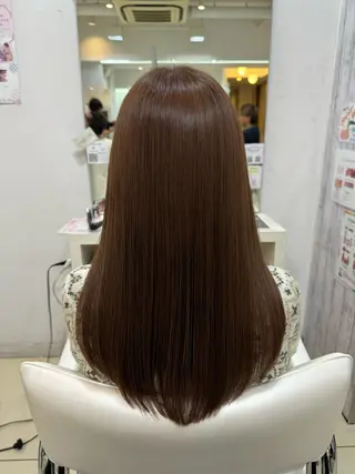 ミディアム 【髪質改善カラー】 あむ·. ⟡ 🖤のヘアスタイル