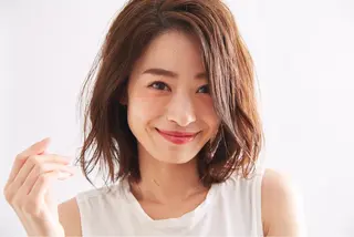 ミディアム カラー パーマ ヘアアレンジ メンズ キッズ ネイル マツエク・マツパ アティリー 西梅田のヘアスタイル
