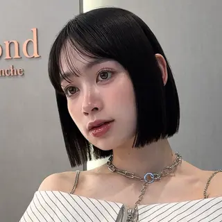 ショート 縮毛矯正/韓国ヘア /レイヤー🎀ミズキのヘアスタイル