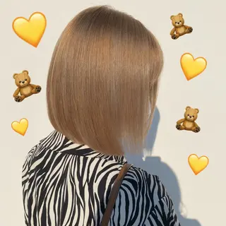 ショート カラー 韓国ヘア特化 💟 ララア 💟のヘアスタイル