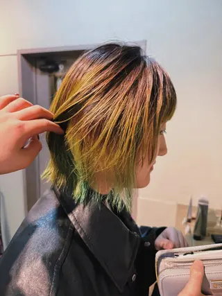 ミディアム 【haRu ハル】 ゴトウハナのヘアスタイル