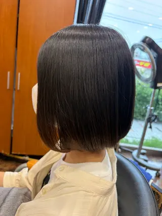 ミディアム 落合 ちりのヘアスタイル