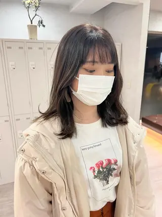 セミロング 垢抜けのプロ🪄 honoのヘアスタイル