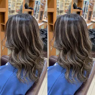 セミロング カラー 【カラー指名No 1✨】HIBIKIのヘアスタイル