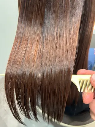 ミディアム カラー unu hair所属・藤井 仁紀のヘアスタイル