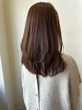 セミロング 中谷 瑞稀のヘアスタイル