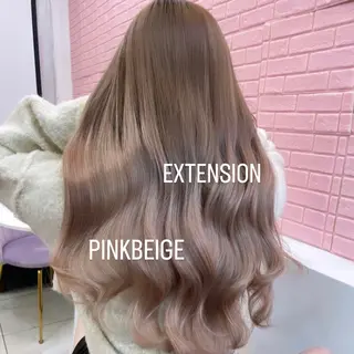 ロング エクステ🩵ブリーチ 韓国ヘア🩵KAEのヘアスタイル